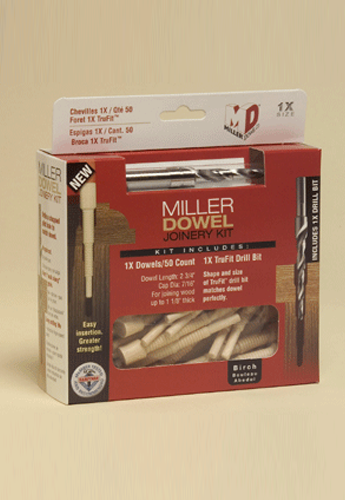 Miller Dowel 100 Pack of Mini Stepped Oak Dowels — Taylor Toolworks